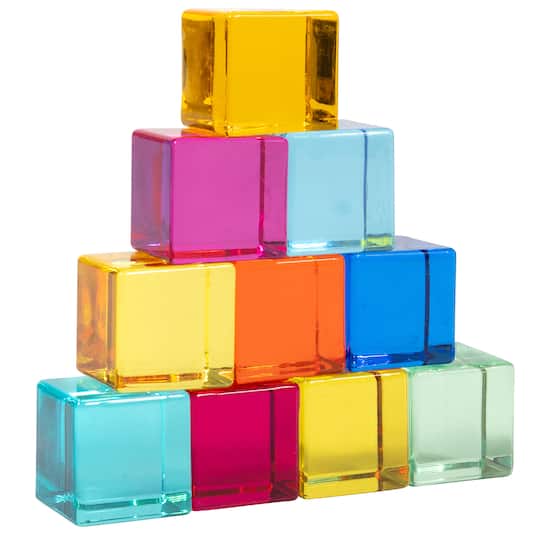 TickiT® 1" Translucent Gem Cubes Set